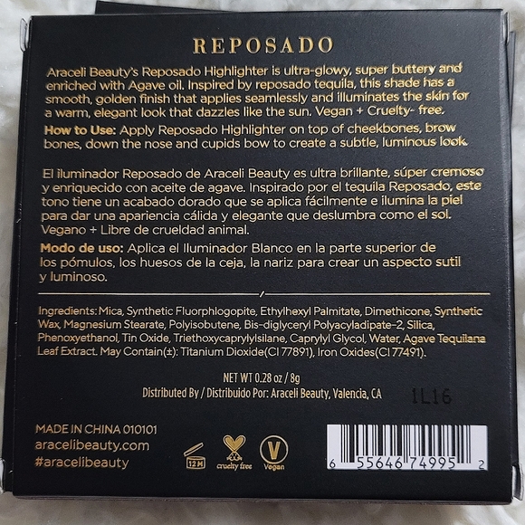Araceli Tequila Highlighter Con Agave✨️ (Reposado/Soft Gold) - Picture 4 of 8